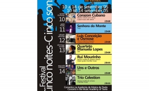 Festival «Cinco Noites – Cinco Sons» em Tavira