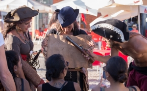 Zona Ribeirinha de Olhão animada com a chegada dos piratas
