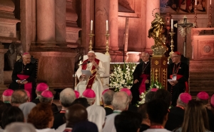 Comitiva de 23 pessoas da Diocese do Algarve participou com o bispo no encontro com o Papa Francisco no Mosteiro dos Jerónimos