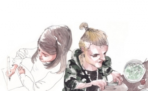 Urban Sketchers do Algarve voltam a desenhar cantos e recantos do centro de Portimão no âmbito do Dia Nacional dos Centros Históricos