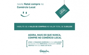 MUNICÍPIO DE ODEMIRA SORTEIA 5 MIL EUROS EM VALES DE COMPRAS NO COMÉRCIO LOCAL  