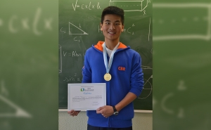 Aluno de Olhão conquista medalha de ouro nas Olimpíadas Portuguesas de Matemática