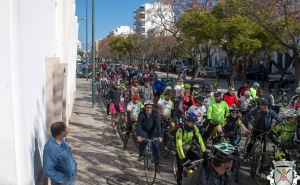 Olhão | 350 pessoas na inauguração desportiva de novos estacionamentos para bicicletas  