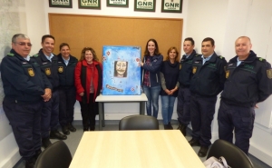 Município de Lagoa oferta de obra de arte à GNR como forma de assinalar o Dia Internacional Para a Eliminação da Violência Contra as Mulheres