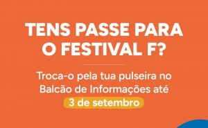 FORUM ALGARVE REFORÇA PARCERIA COM O FESTIVAL F COM TRANSPORTE GRATUITO, TROCA DE PASSES E MUITA ANIMAÇÃO NO RECINTO 