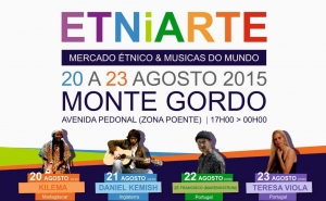 Etniarte traz mercado étnico e  músicas do mundo a Monte Gordo