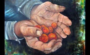 LÁ PELA SERRA | Pintura de Guida Vaz no IPDJ em Faro