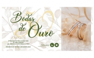 ESTÃO ABERTAS AS INSCRIÇÕES PARA A EDIÇÃO 2025 DAS BODAS DE OURO