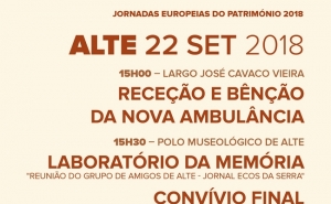 ALTE RECORDA CRIAÇÃO DE JORNAL «ECOS DA SERRA» NO DIA EM QUE FREGUESIA RECEBE AMBULÂNCIA