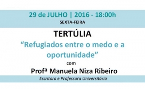 Escritora Manuela Niza na Biblioteca de Lagoa