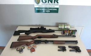 Apreendidas armas de fogo e munições em Alcoutim