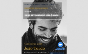 Encontro com autores regressa com João Tordo