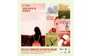 Ciclo de formação certificada em Desporto | MUNICÍPIO DE ODEMIRA PROMOVE FORMAÇÃO SOBRE SAÚDE MENTAL NO DESPORTO