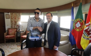 Anselmo Ralph esteve em Albufeira a promover o Concerto de Fim de Ano