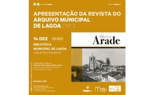 Apresentação de Revista | Arade. Revista do Arquivo Municipal de Lagoa - N.º 3 (2024)