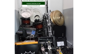GNR recupera instrumentos musicais furtados