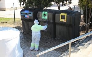 Castro Marim reforça a limpeza e desinfeção de contentores 