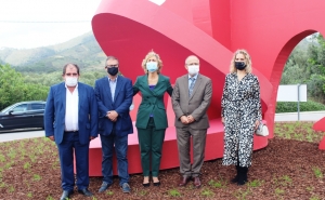 Ministra da Coesão Territorial inaugurou «Salamandra Gigante» em Salir 