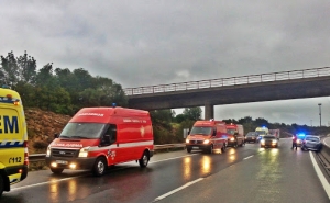 5 feridos em acidente na A22 Tavira