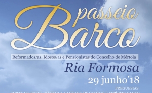 Idosos de Mértola navegam na Ria Formosa