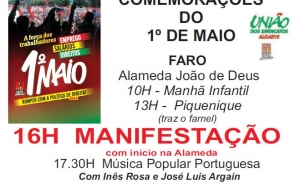 Faro | União dos Sindicatos do Algarve comemora 1º de maio 