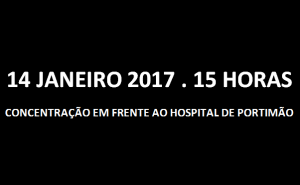 CONCENTRAÇÃO EM FRENTE AO HOSPITAL DE PORTIMÃO