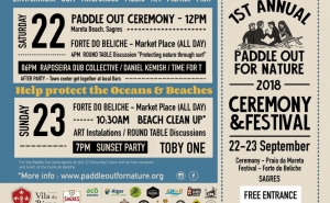 Sagres acolhe Paddle Out For Nature 2018