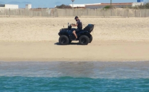 Polícia Marítima reforçada com nova moto-4 na ilha da Culatra