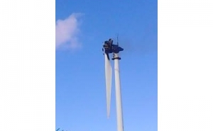 Incêndio em Torre eólica em Vila do Bispo
