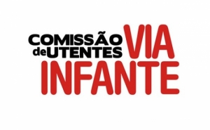 Utentes da Via do Infante protestam com uma dezena de veículos na ponte do Guadiana