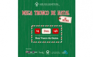 Mega tronco de Natal - CNE - Agrupamento 1052