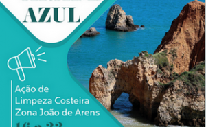 A ação Arade Azul regressa dedicando uma semana à limpeza costeira na zona João de Arens em Portimão
