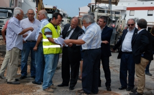 EXECUTIVO DE LOULÉ VISITOU OBRA EM ALMANCIL