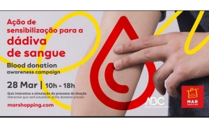 MAR SHOPPING ALGARVE PROMOVE AÇÃO DE SENSIBILIZAÇÃO SOBRE DOAÇÃO DE SANGUE E FORMAÇÃO EM SUPORTE BÁSICO DE VIDA 