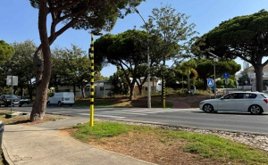 Inframoura instala Passadeira Inteligente na Estrada de Quarteira para reforçar Segurança Rodoviária
