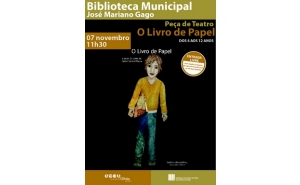 Teatro Alternativo apresenta O Livro de Papel na Biblioteca Municipal de Olhão