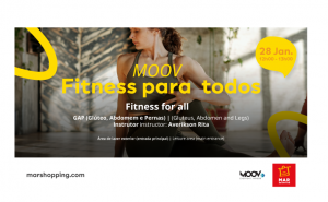 MAR Shopping Algarve convida para programa gratuito «Fitness para Todos» no dia 28