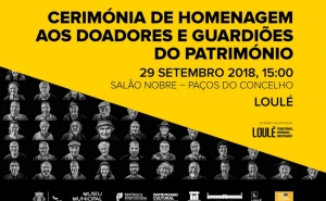 GUILHERME D OLIVEIRA MARTINS PRESENTE NA HOMENAGEM AOS DOADORES E GUARDIÕES DO PATRIMÓNIO DE LOULÉ