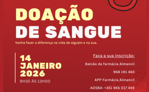 Farmácia Almancil convida à Dádiva   de Sangue  