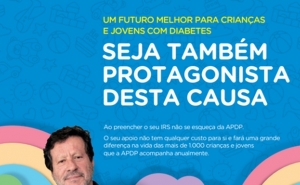 IRS: APDP quer marcar a diferença na vida de 1000 crianças e jovens com diabetes através do contributo de todos