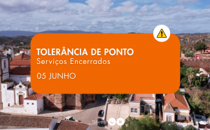 SERVIÇOS MUNICIPAIS ENCERRADOS NO DIA 05 DE JUNHO
