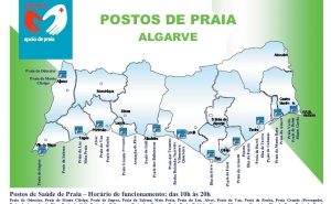 Postos de saúde nas praias algarvias registaram mais de 9.500 atendimentos no verão
