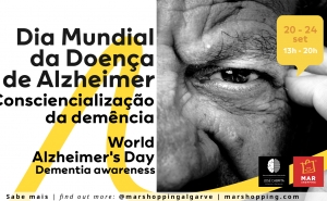 DIA MUNDIAL DA DOENÇA DE ALZHEIMER É MARCADO COM RASTREIO NO MAR SHOPPING ALGARVE