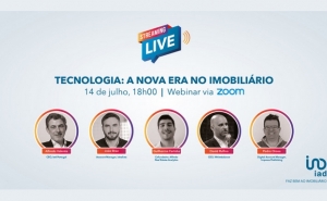 Impacto da tecnologia no imobiliário debatido em webinar terça-feira