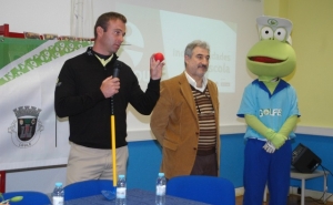 CIDADE EUROPEIA DO DESPORTO 2015 LEVOU GOLFISTA RICARDO SANTOS À ESCOLA