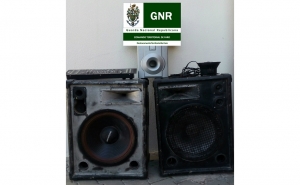 GNR recupera material de som furtado em São Brás de Alportel