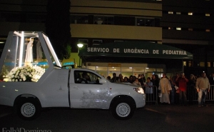 IMAGEM PEREGRINA DE NOSSA SENHORA DE FÁTIMA EMOCIONA NA PASSAGEM PELA UNIDADE DE FARO