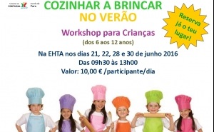 EHTA | Workshop Cozinha a Brincar no Verão