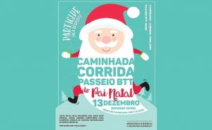 Caminhada e Corrida do Pai Natal integra Passeio de Btt   