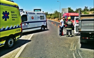 Bombeiros Municipais respondem a Acidente na EN125 Tavira